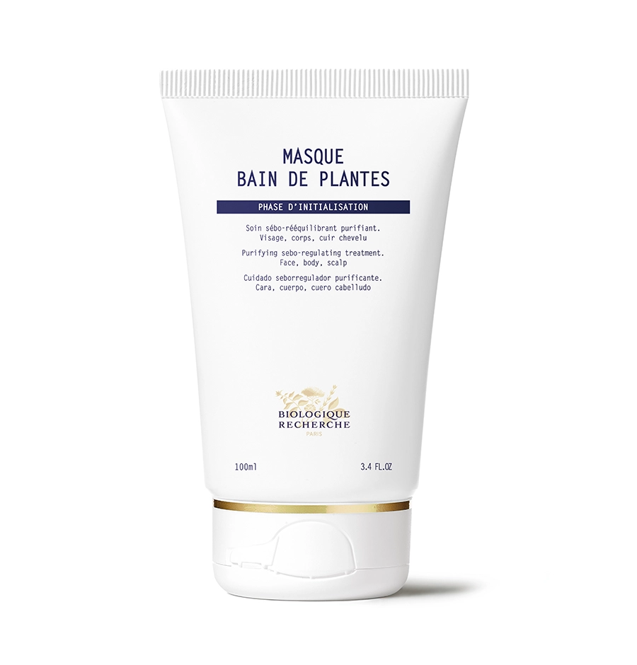 Masque Bain de Plantes, Sebo-rebalancing purifying treatment for face, body, and hair