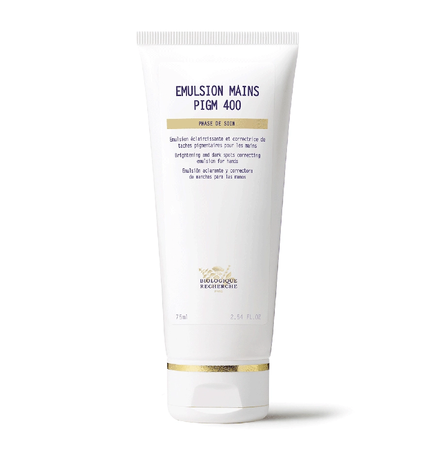 Emulsion Mains PIGM 400, Brightening and correcting cream for age spots on the hands