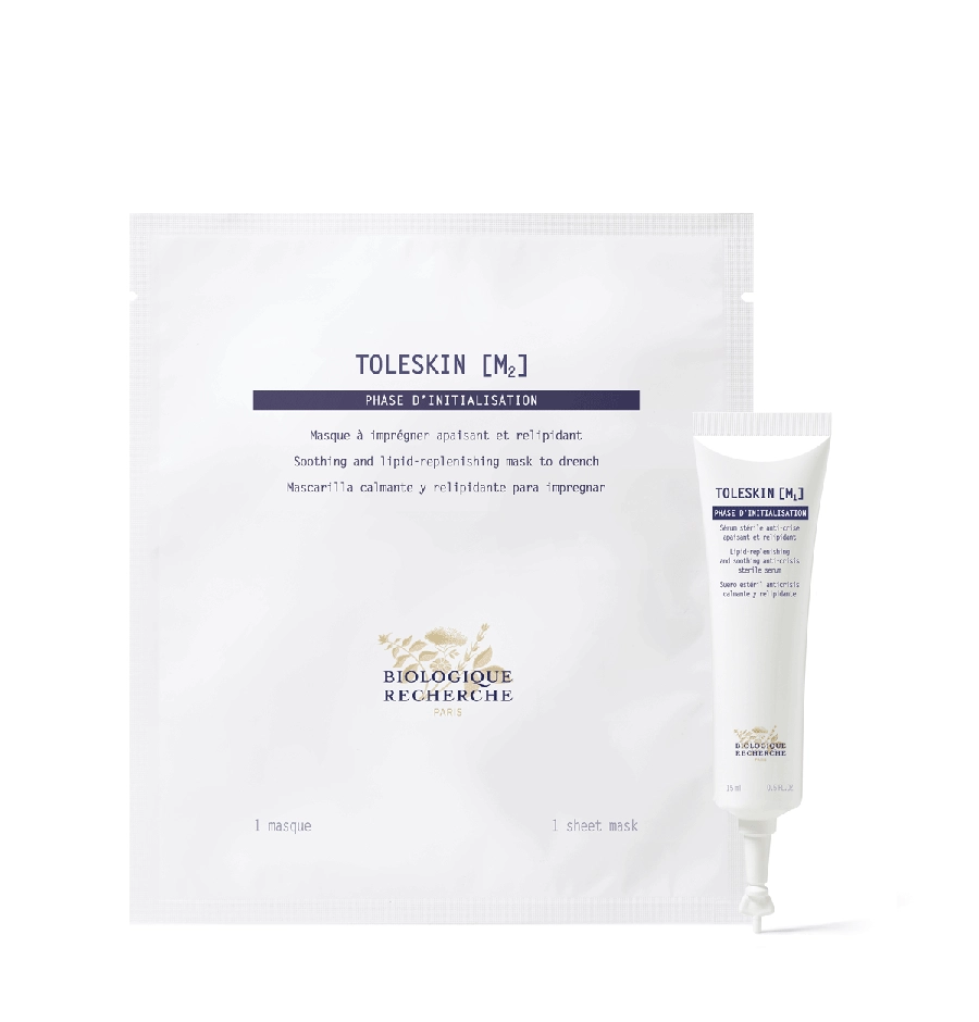 Toleskin [M], Anti-crisis soothing and lipid-replenishing mask and sterile serum