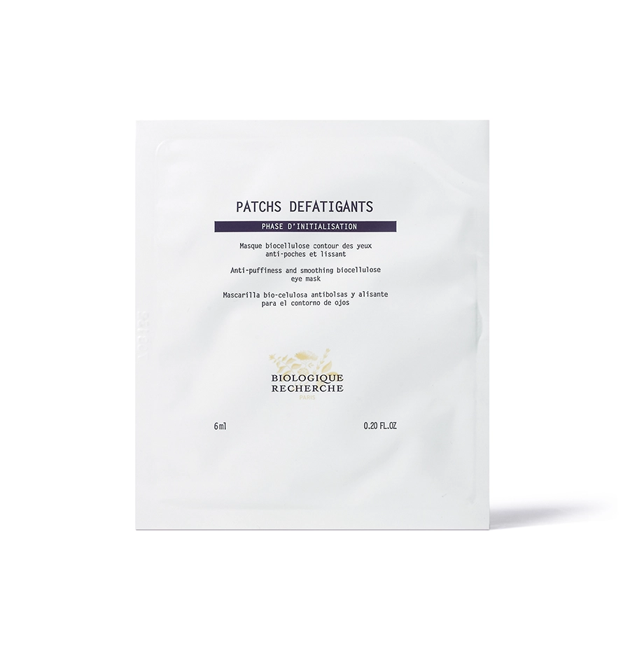 Patchs Défatigants, Anti-fatigue and smoothing biocellulose eye contour mask