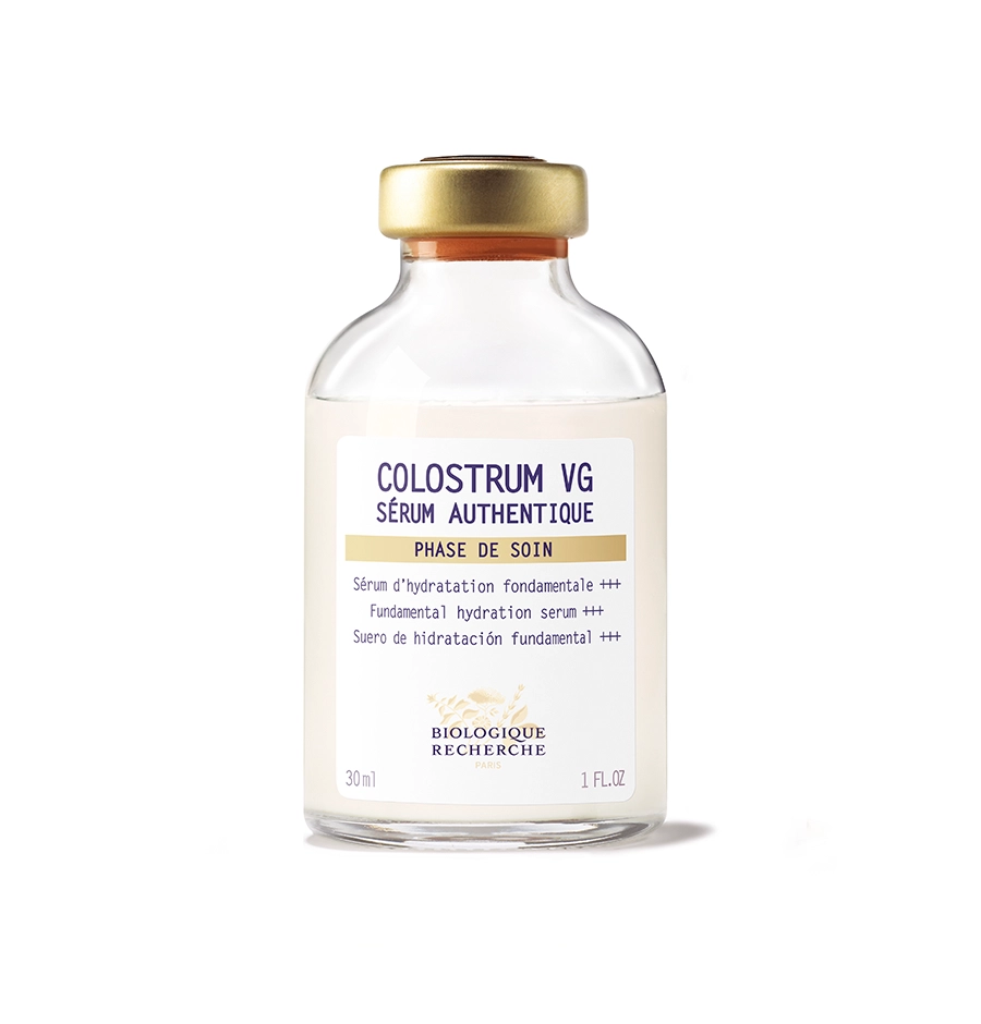 Colostrum VG, 抗皱、平滑肌肤的生物纤维面膜